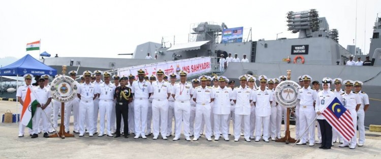 indian navy ships reached the port of malaysia