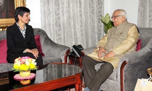 australia's high commissioner called on the governor of up