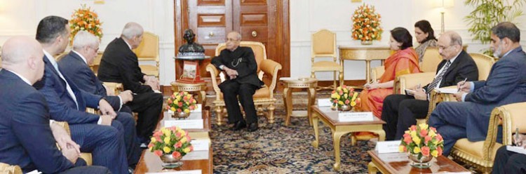 president of jordan meets pranab mukherjee