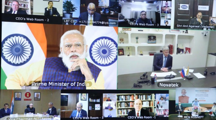 narendra modi interaction with leading stakeholders of the oil and gas sector