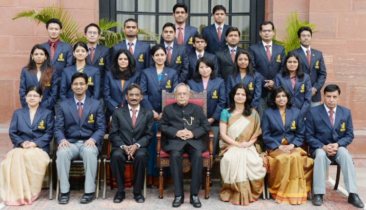 accounting services officer trainees with president