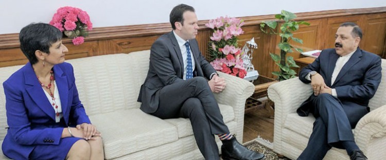 matthew kavin and dr. jitendra singh discussions on nuclear cooperation