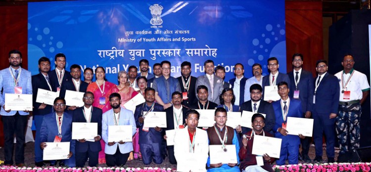 kiren rijiju conferred national youth awards