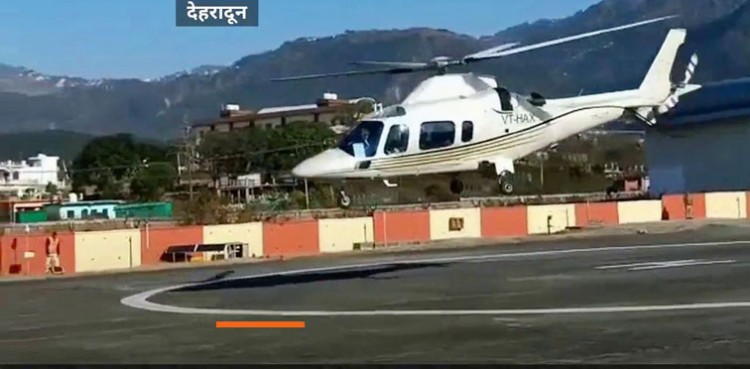 helicopter services started in uttarakhand