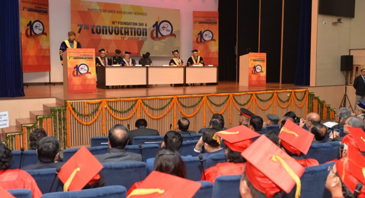 president in institute of liver and biliary sciences convocation ceremony