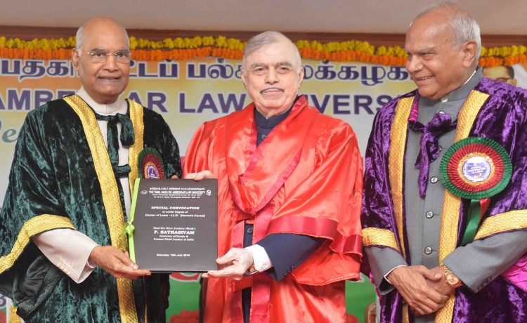 president ramnath kovind provided honorary degrees of ll.d.