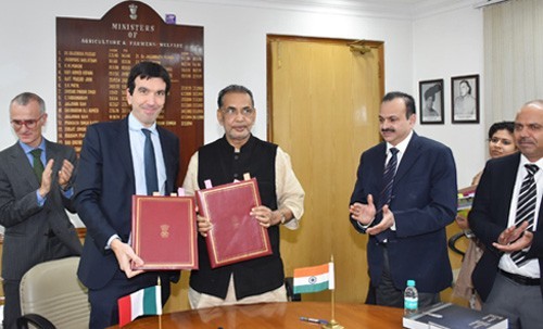 important agreement in the field of agriculture and plant hygiene in india-italy