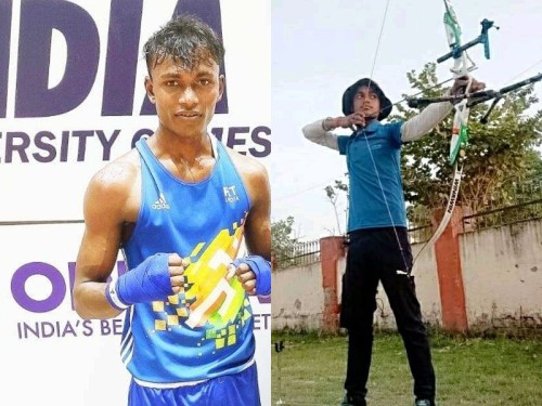 boxer sunil chauhan and archer neeraj chauhan