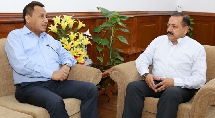 pubitra barghahan meets minister of state dr. jitendra singh