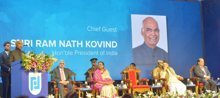 ram nath kovind addressing at the golden jubilee of the national institute of bank management