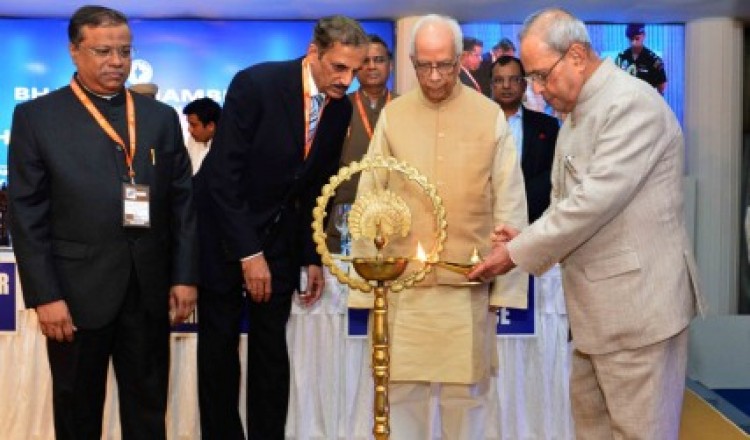 president, inauguration the india chamber of commerce office