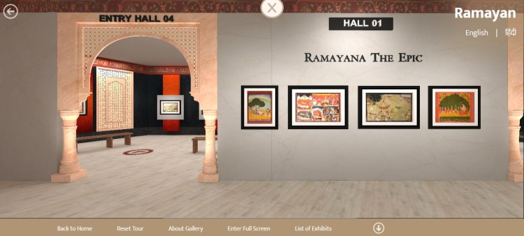 online exhibition on epic ramayana