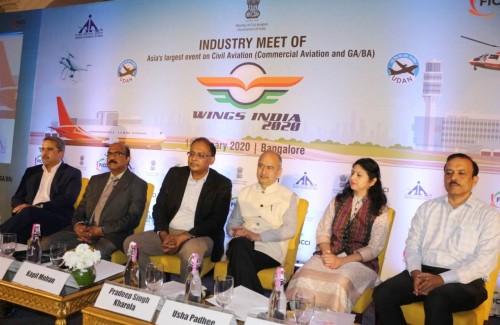 industry meeting before the launch of 'wings india 2020'