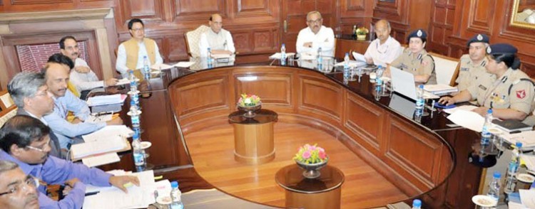 home minister rajnath singh, security operations review