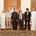 श्रीलंकाई संसद के प्रतिनिधि राष्ट्रपति से मिले