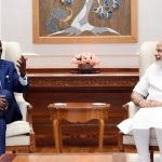 केन्या के पूर्व प्रधानमंत्री मोदी से मिले