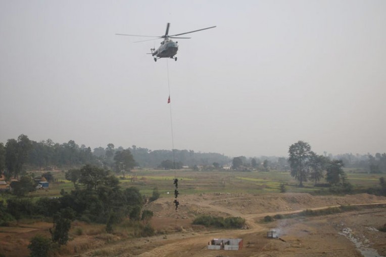 भारत-नेपाल का सैन्य युद्धाभ्यास शुरु
