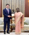 मंगोलिया भारत के राष्ट्रपति मिले