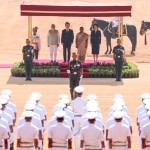 कोरियाई राष्ट्रपति का भारत में स्वागत!