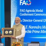 पीएम मोदी को एफएओ एग्रीकोला मेडल