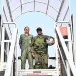 राष्ट्रपति केसाथ राफेल फाइटर