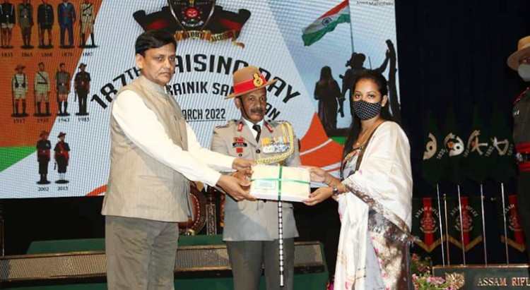 nityanand rai honored the families of martyrs