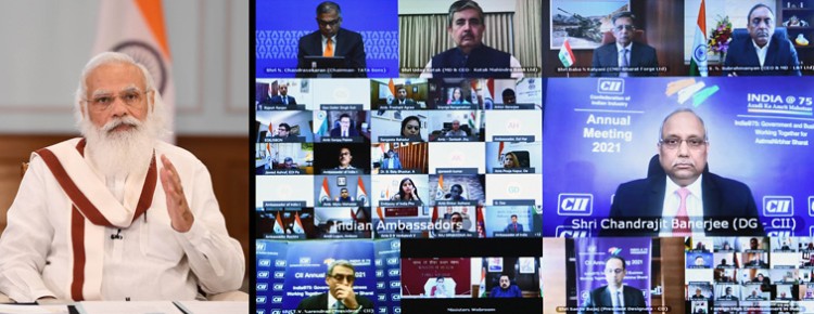pm narendra modi address at cii meeting