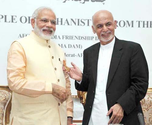 pm narendra modi and president ashraf ghani