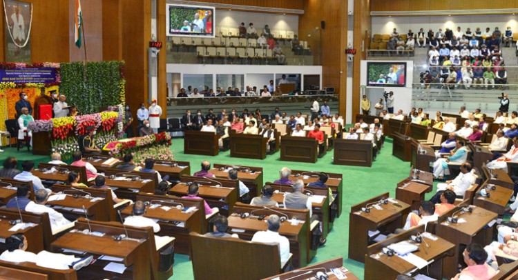 president ram nath kovind addressed the members of gujarat legislative assembly
