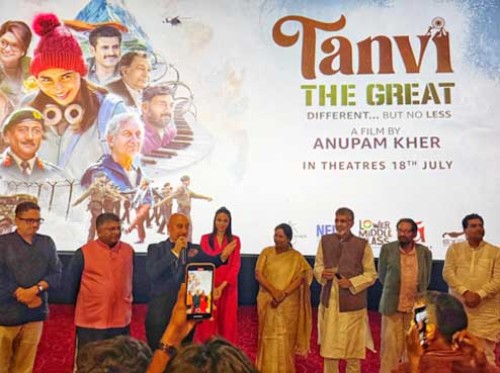 film tanvi the great premiered in delhi