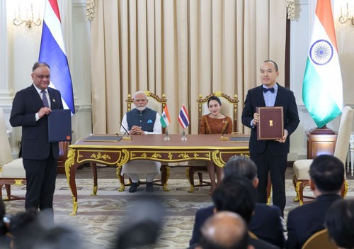 cooperation agreements in various fields between india and thailand