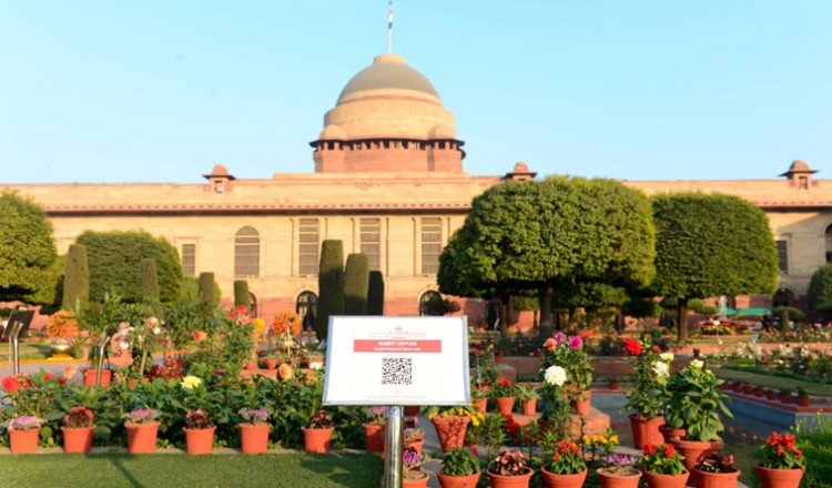 amrit udyan at rashtrapati bhavan