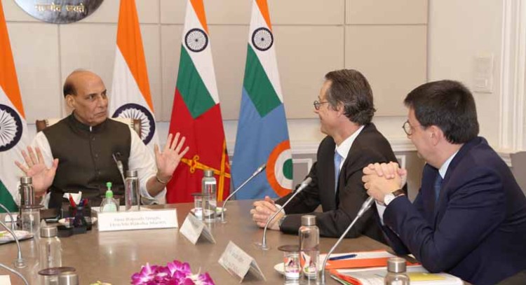 french company safran group's delegation met defense minister