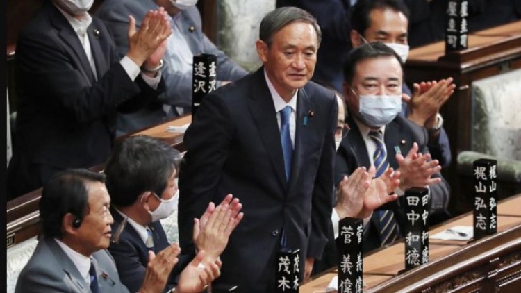 japan's new prime minister yoshihida suga
