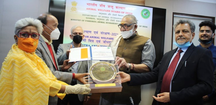 awarded for animal welfare and conservation