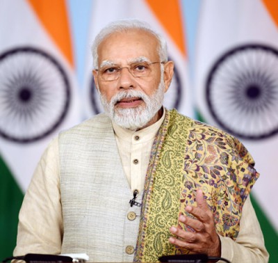 pm addressing the jammu & kashmir rozgar mela via video message