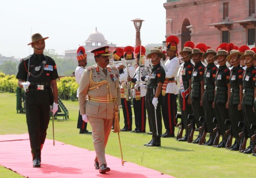 sri lankan lieutenant general rodrigo arrived in india