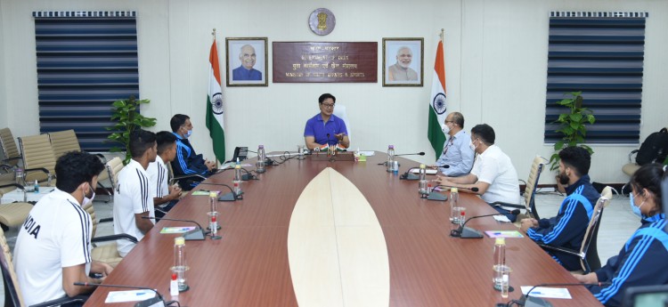 indian judo players met sports minister