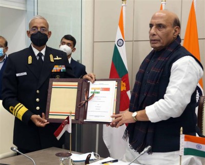 agreement on submarine rescue support between the indian and singapore navy