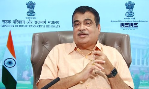 nitin gadkari addressing international webinar on road tunnel