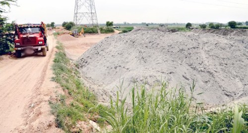 sand mining