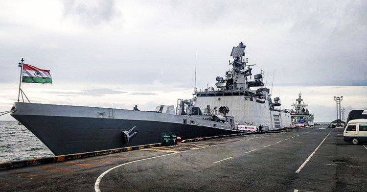 indian navy ships on cambodia voyage