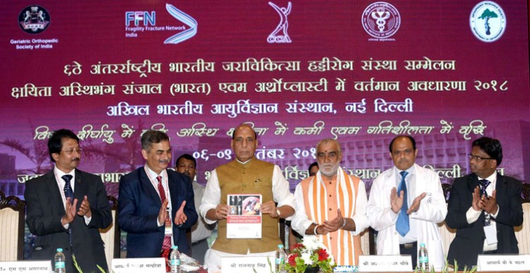 rajnath singh, international geriatric orthopedic society of india conference
