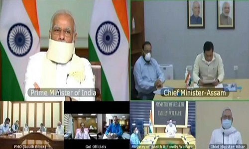 prime minister's review of flood relief with states
