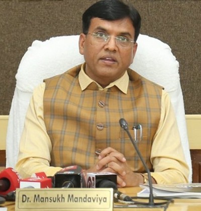 union health minister dr mansukh mandaviya (file photo)