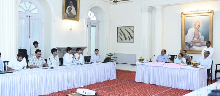 review of projects started in lucknow at raj bhavan