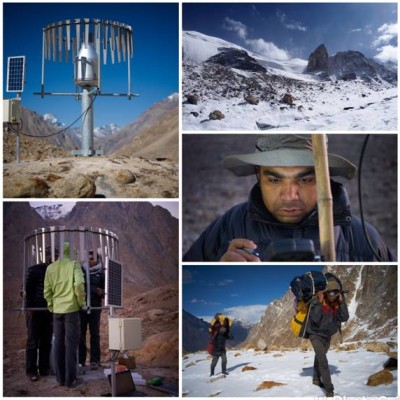 ice and glaciers melting rapidly in the himalayas