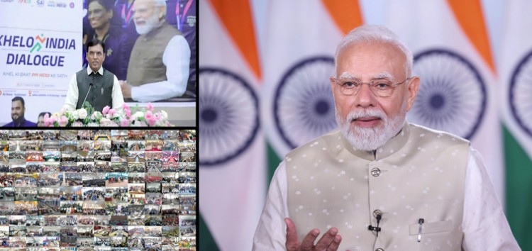 prime minister's 'khelo india' interaction with athletes and the sports fraternity