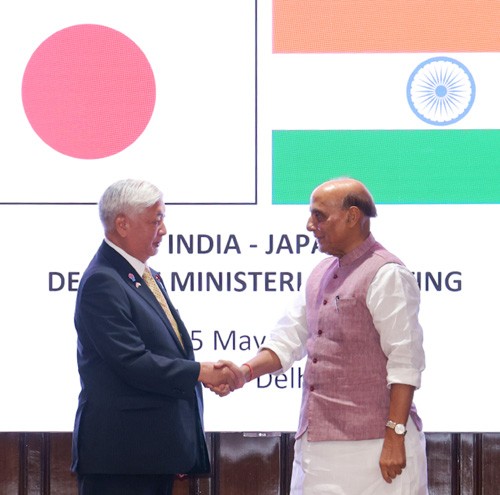 japan's defense minister general nakatani san and rajnath singh