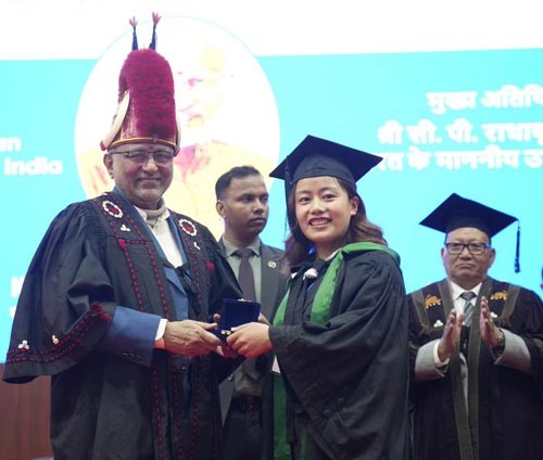 degrees and titles awarded to graduating students